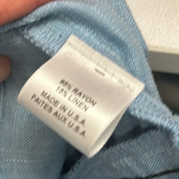 Misa Los Angeles Aurelia Maxi Dress Blue Flowy Tiered Sz XS Cottagecore Preppy - Picture 10 of 11